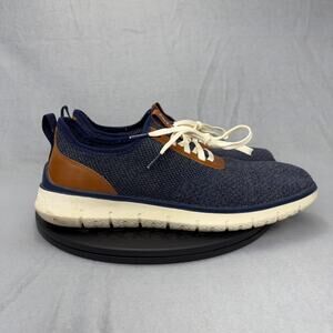 Cole Haan Men's Generation Zerogrand Sneaker Navy brown Stitchlite Size 10.5